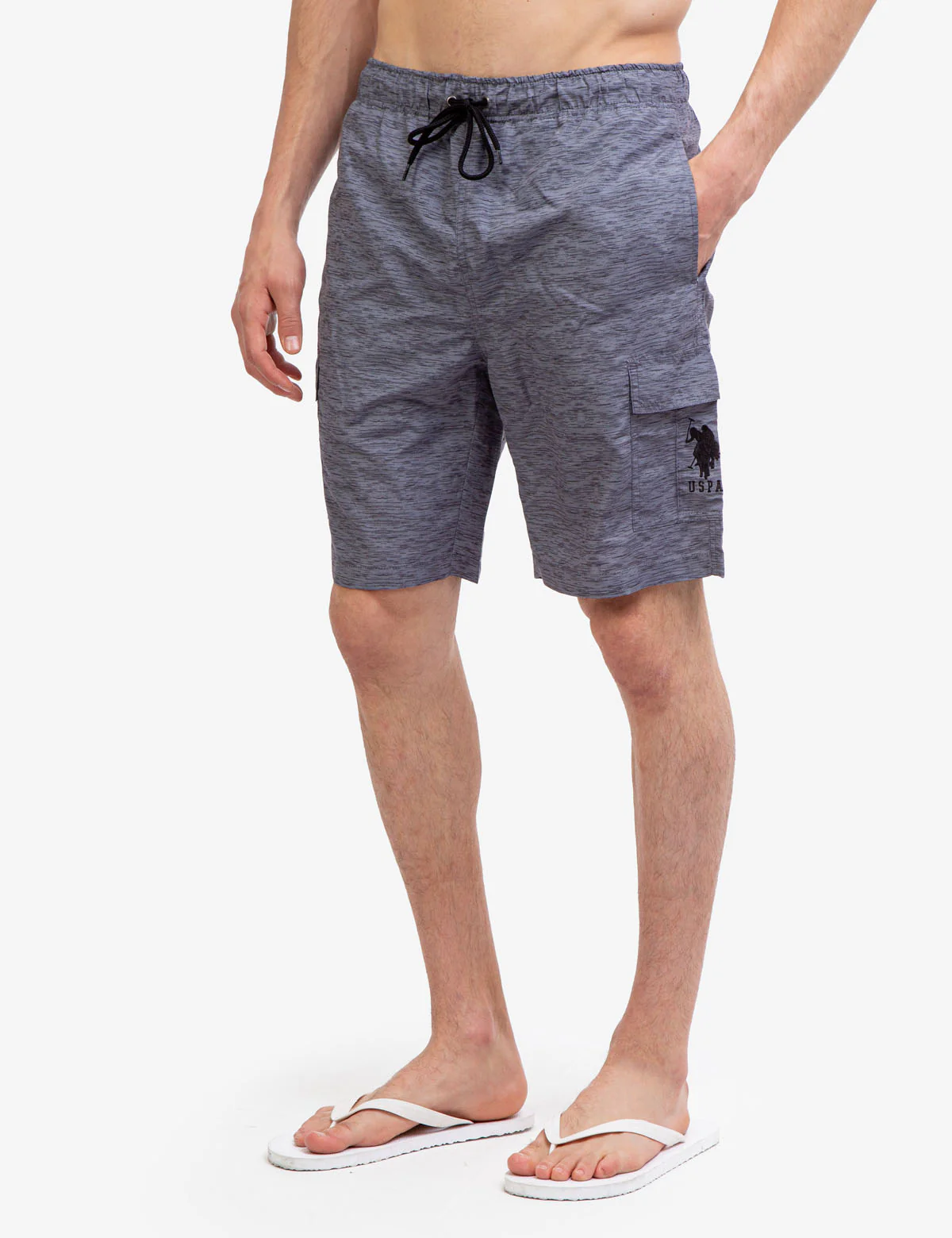 9 HEATHER CARGO SWIM TRUNKS - Image 7
