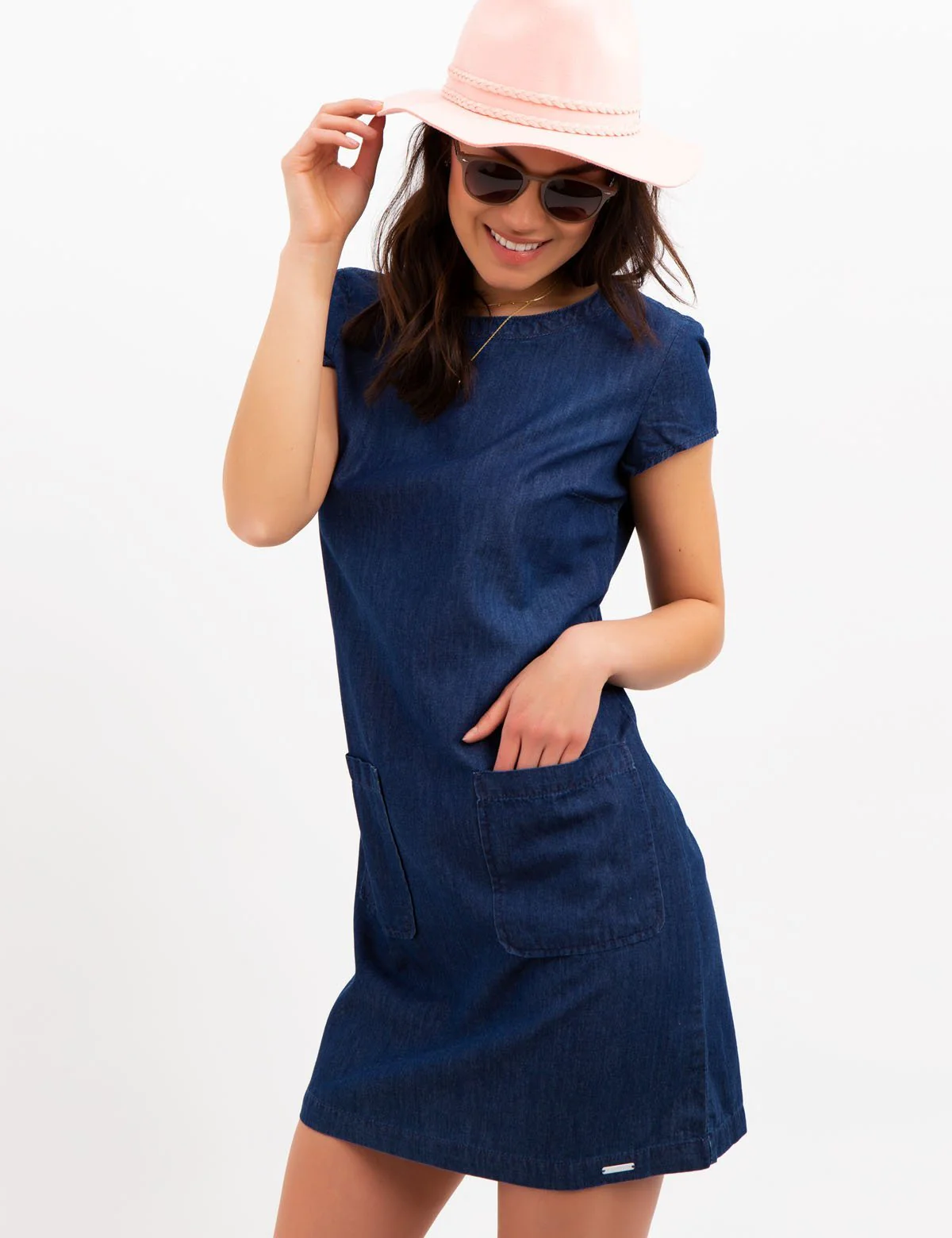 A-Line Denim Dress - Image 2