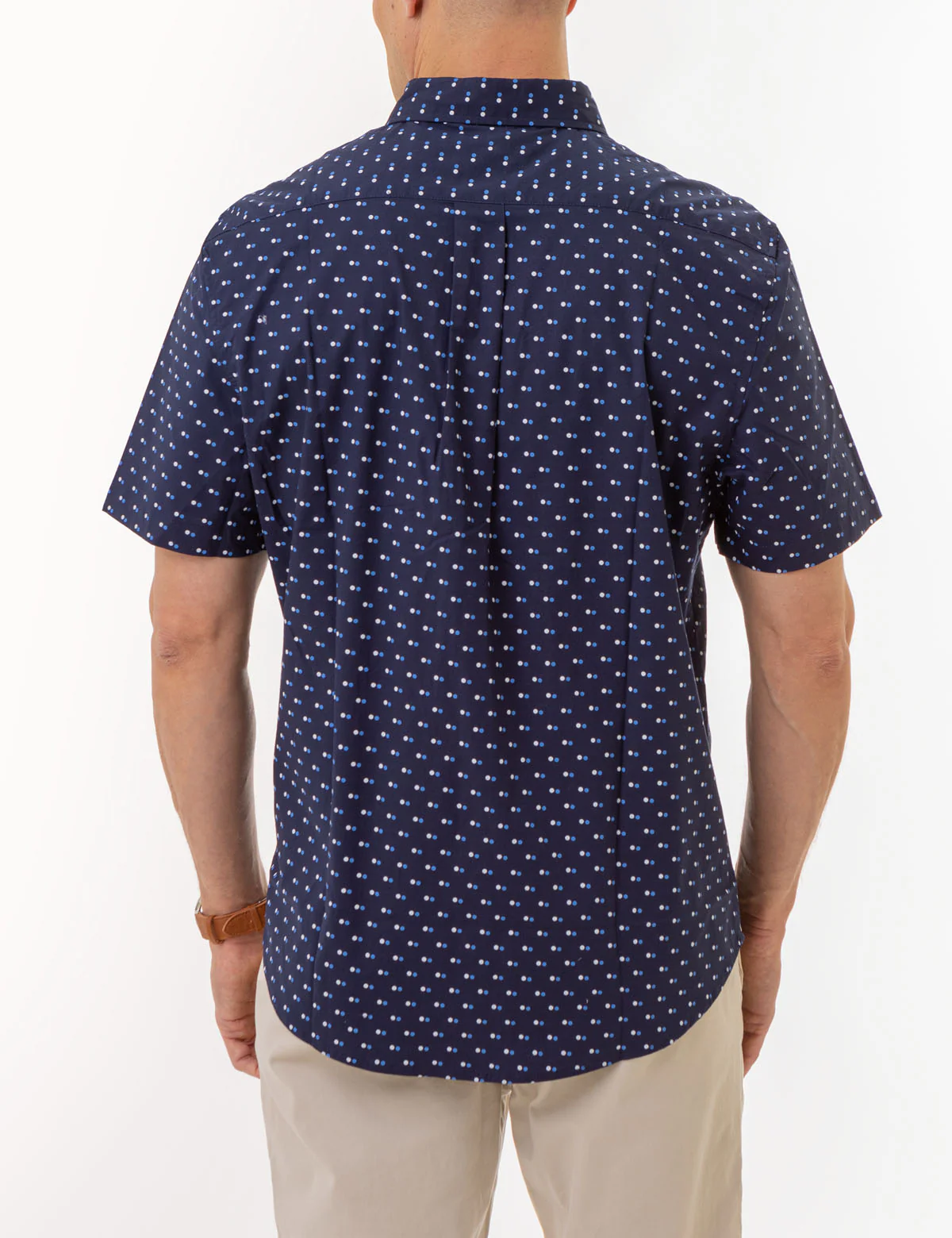 ALL OVER DOUBLE DOT PRINT SHORT SLEEVE SHIRT - Image 2
