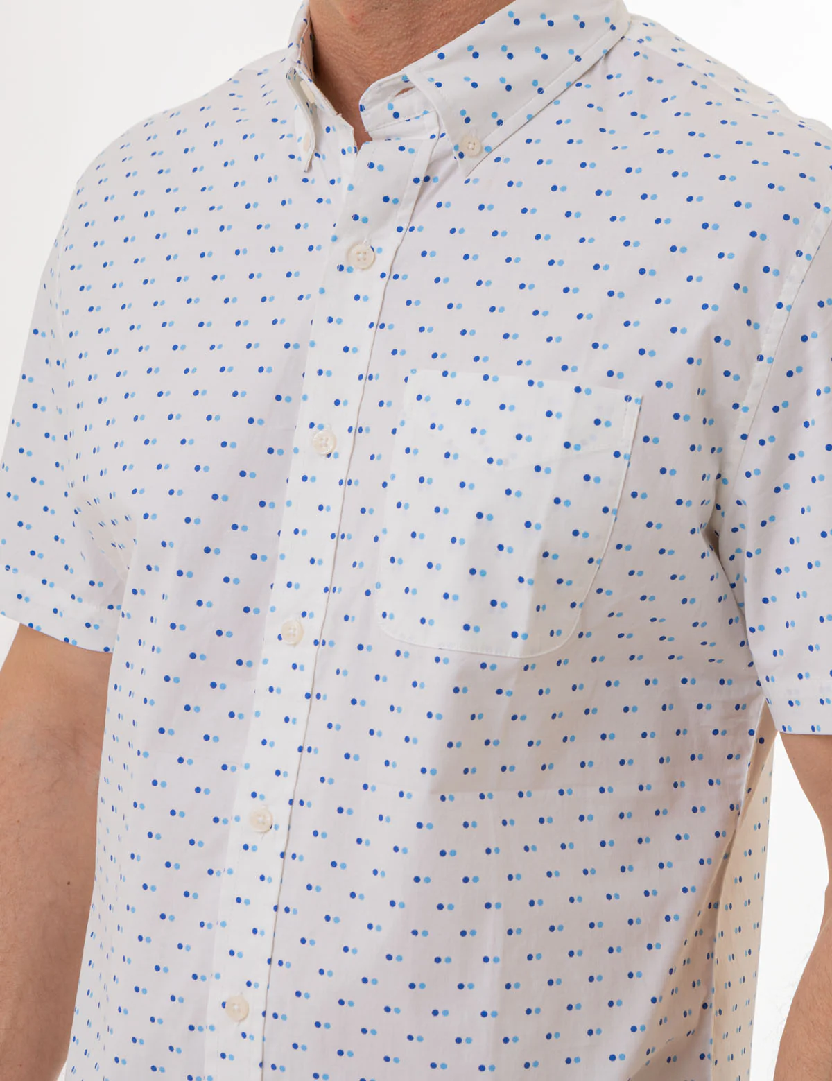 ALL OVER DOUBLE DOT PRINT SHORT SLEEVE SHIRT - Image 6