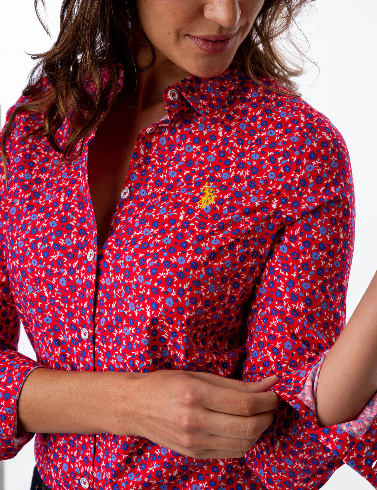 ALL OVER FLORAL PRINT POPLIN SHIRT - Image 9