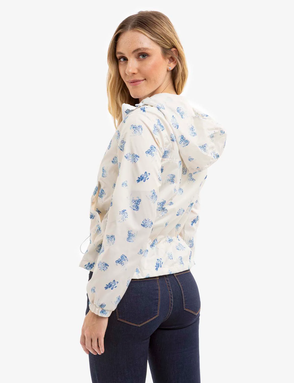 ALL OVER FLORAL PRINTED WINDBREAKER - Image 5