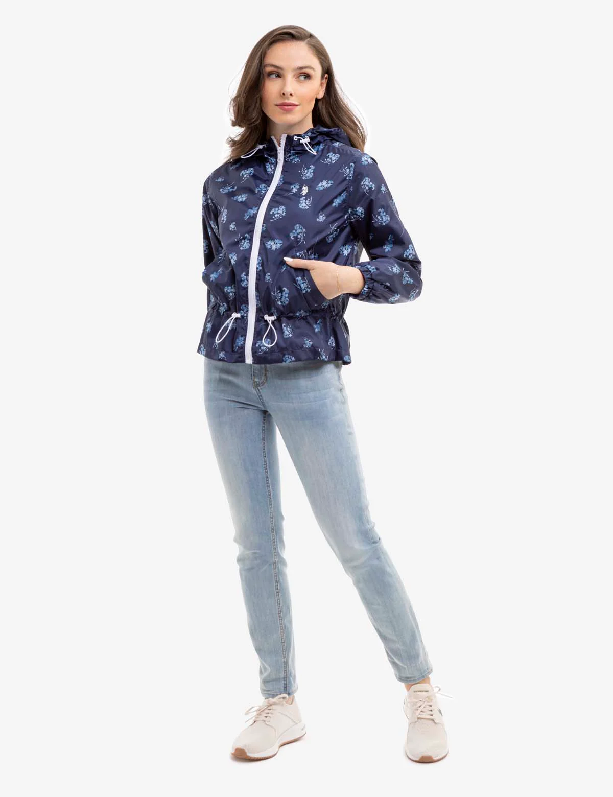 ALL OVER FLORAL PRINTED WINDBREAKER - Image 8