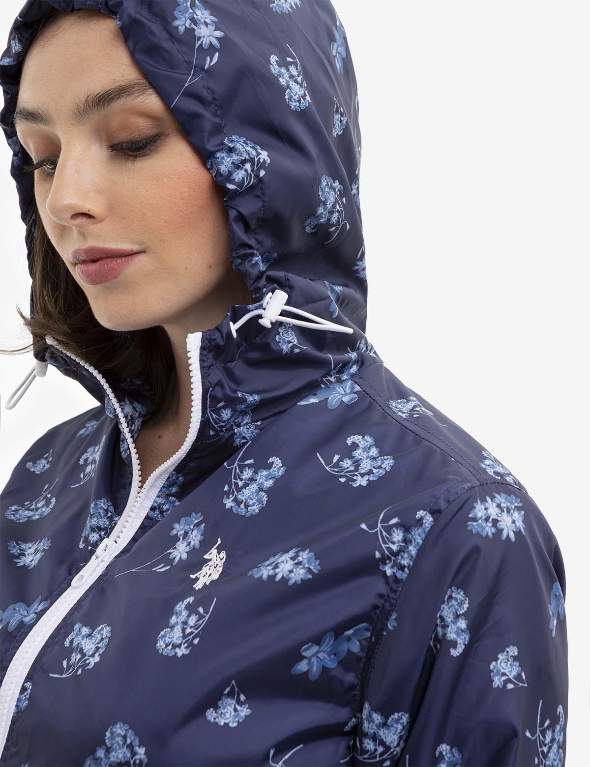 ALL OVER FLORAL PRINTED WINDBREAKER - Image 9