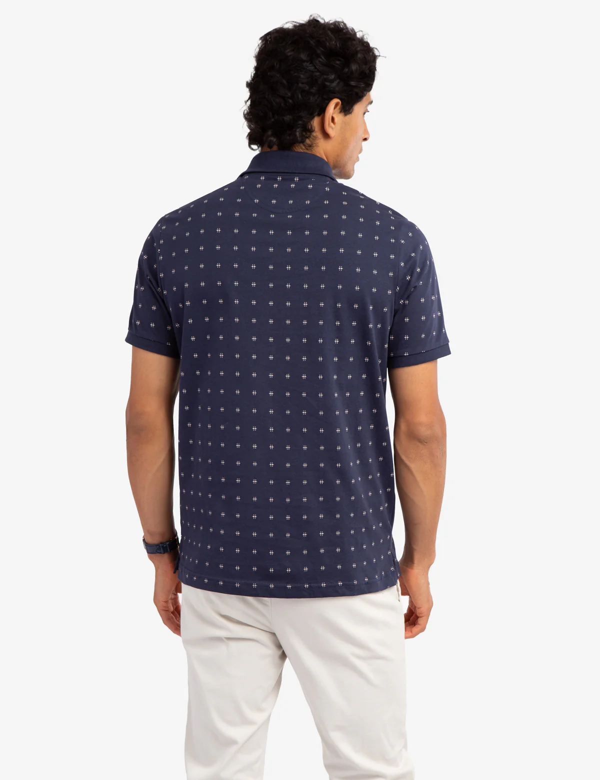 ALL OVER PRINTED PIQUE POLO SHIRT - Image 9
