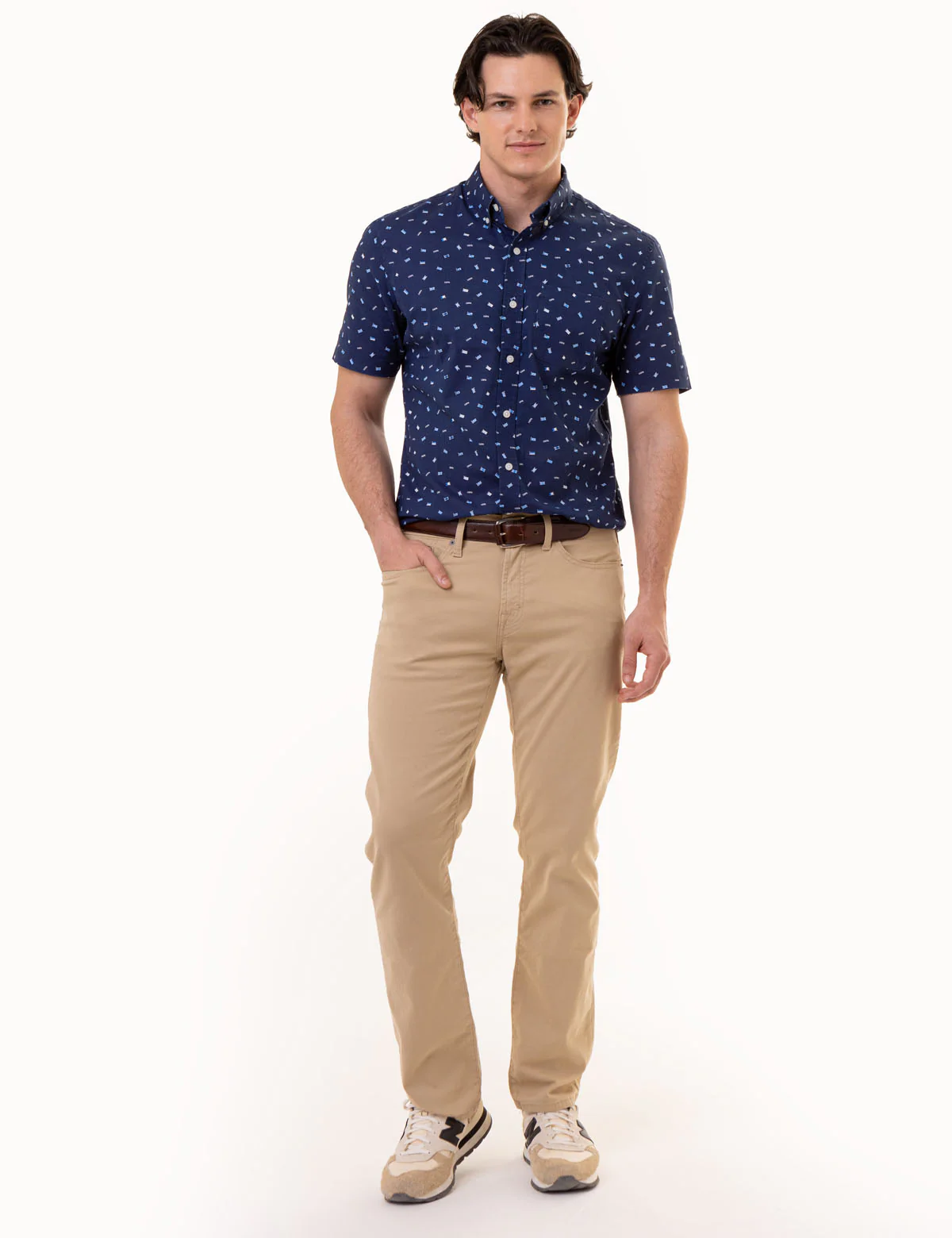 ALL OVER USPA FLAG PRINT WOVEN SHIRT - Image 2