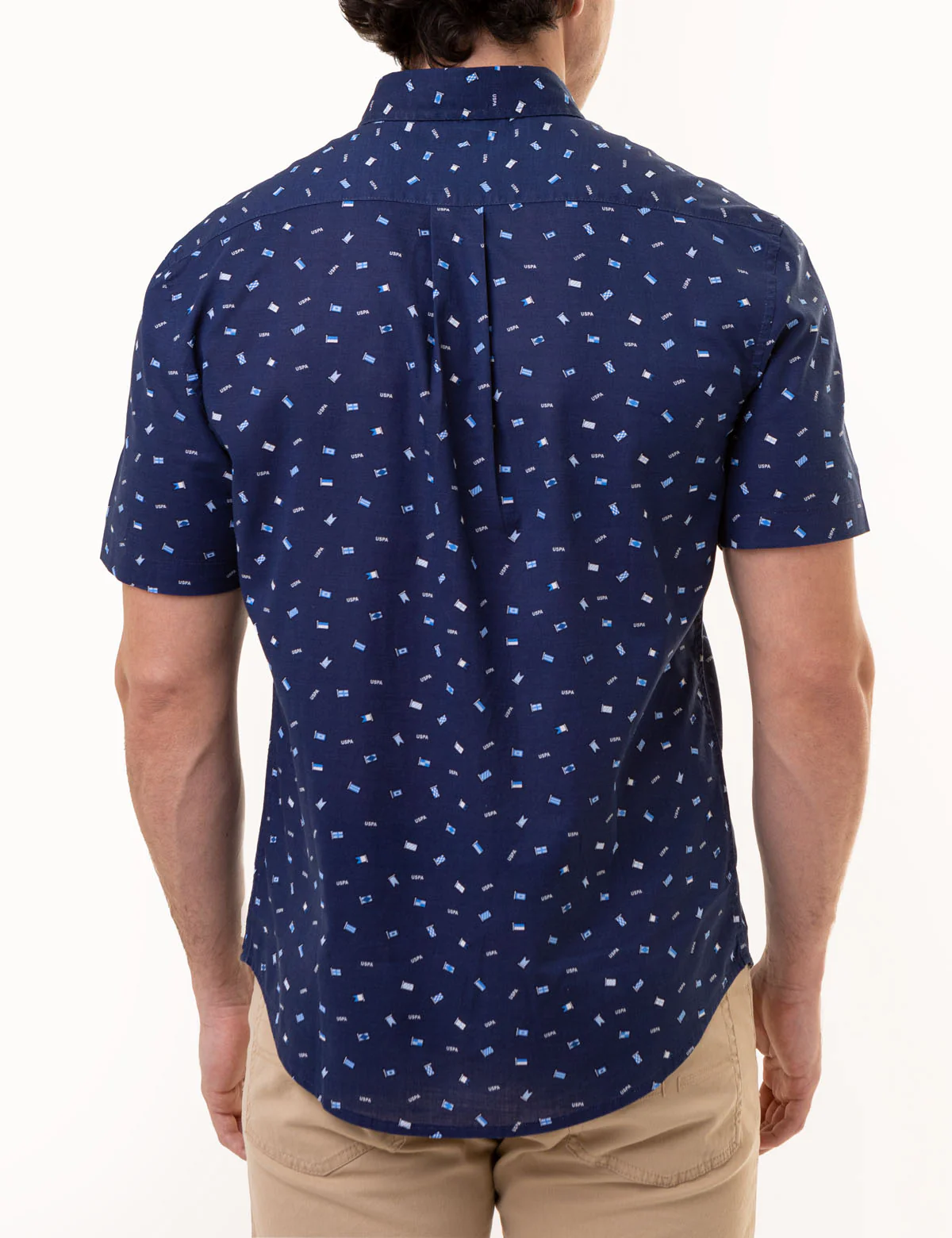 ALL OVER USPA FLAG PRINT WOVEN SHIRT - Image 4