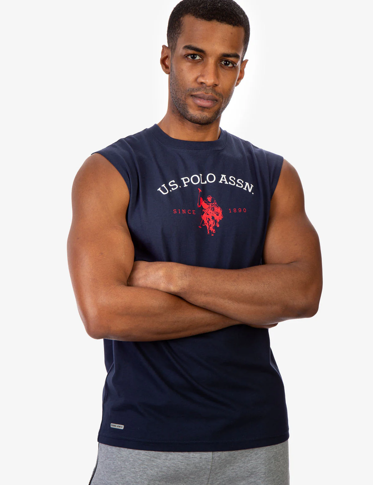 ARCHED LOGO MUSCLE TANK - Image 11