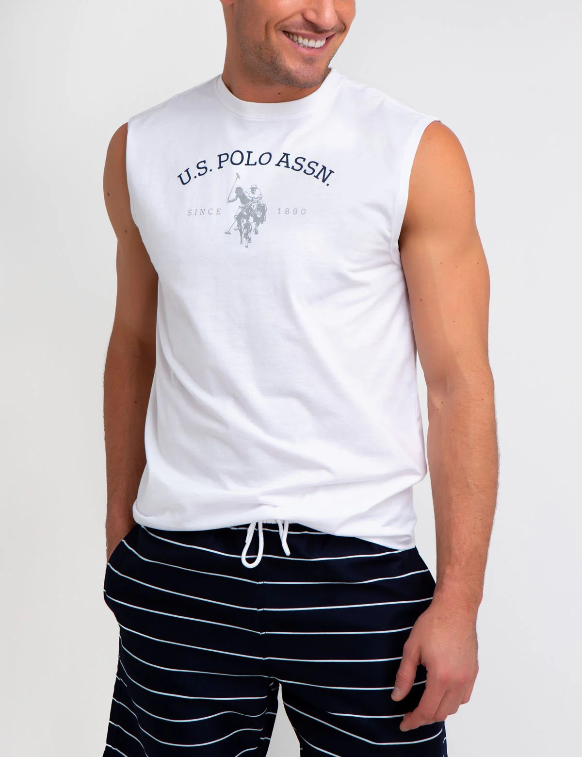 ARCHED LOGO MUSCLE T-SHIRT - Image 10