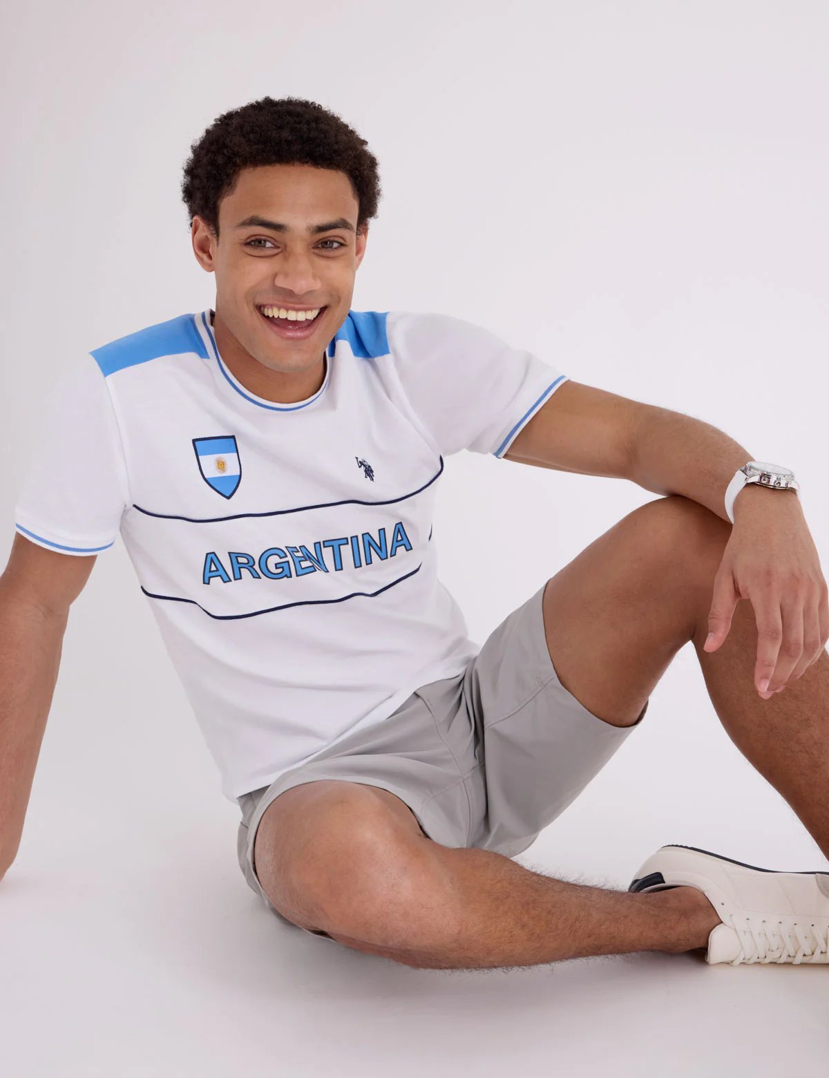 ARGENTINA FLAG SHIELD T-SHIRT - Image 5