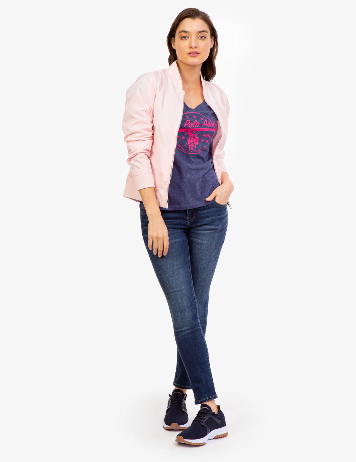 ATHLETIC LOGO V-NECK T-SHIRT - Image 7