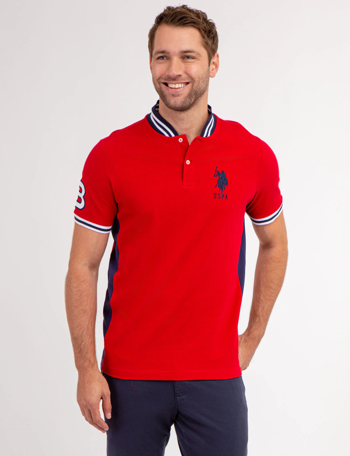 BASEBALL COLLAR PIQUE POLO SHIRT - Image 6