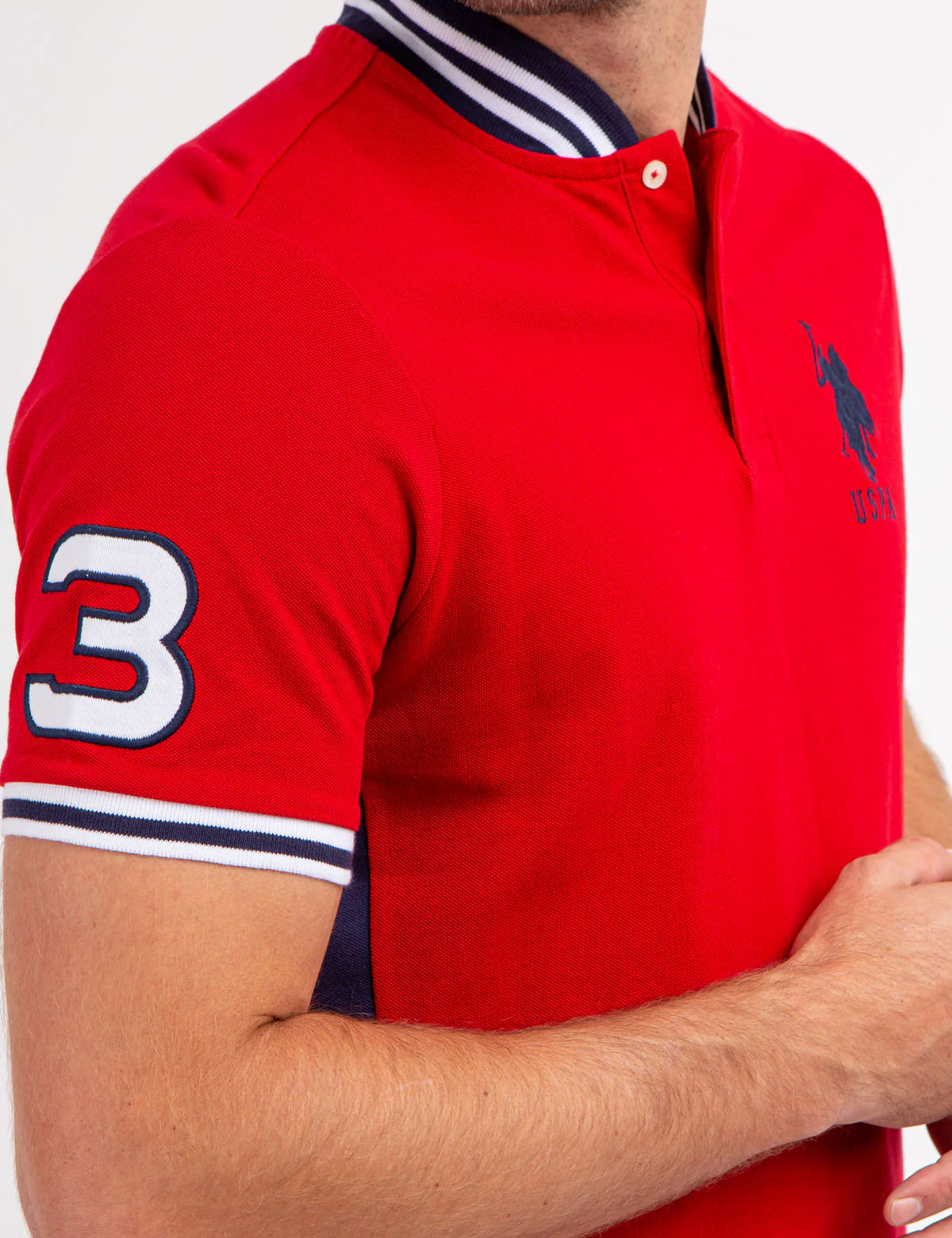 BASEBALL COLLAR PIQUE POLO SHIRT - Image 7