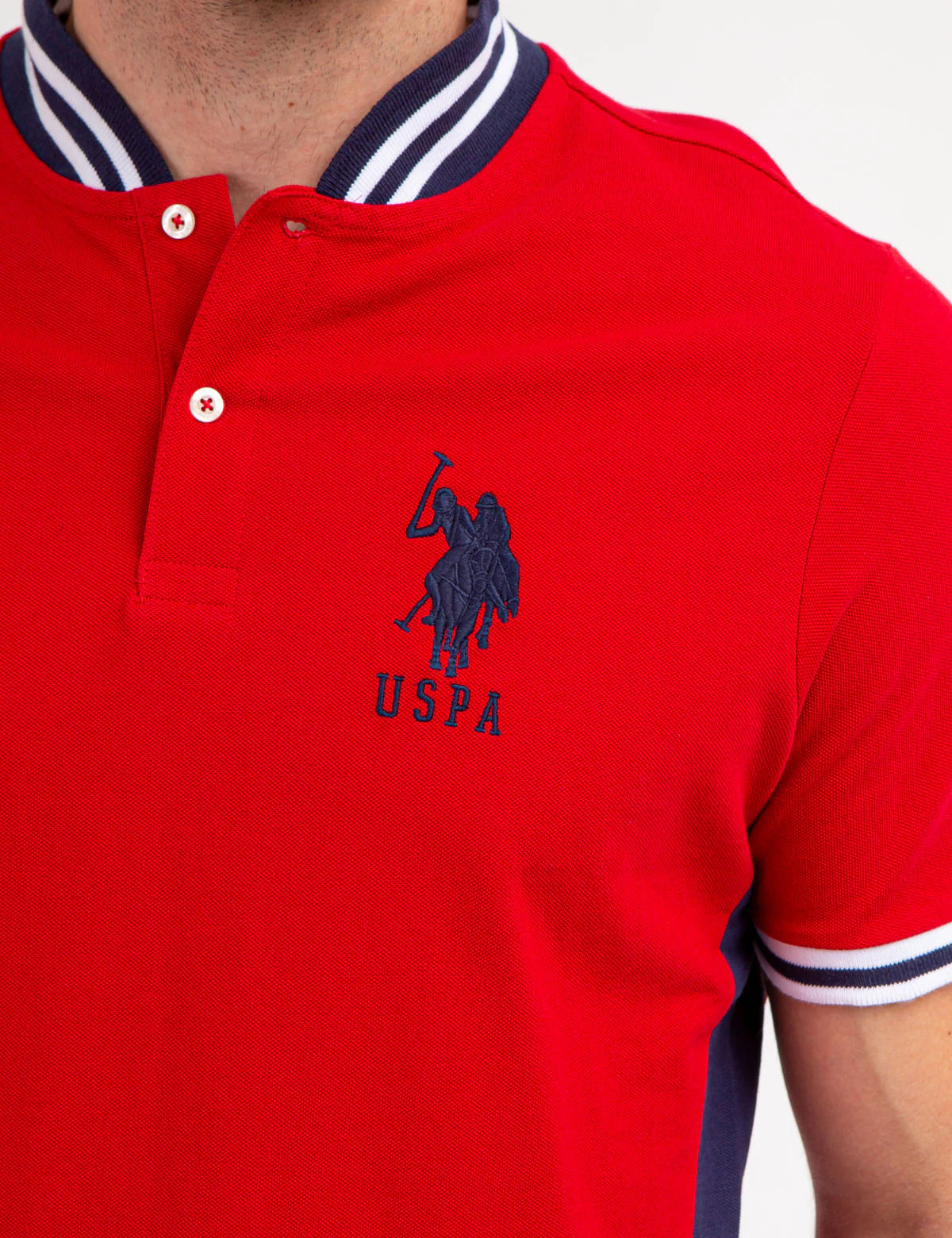 BASEBALL COLLAR PIQUE POLO SHIRT - Image 9