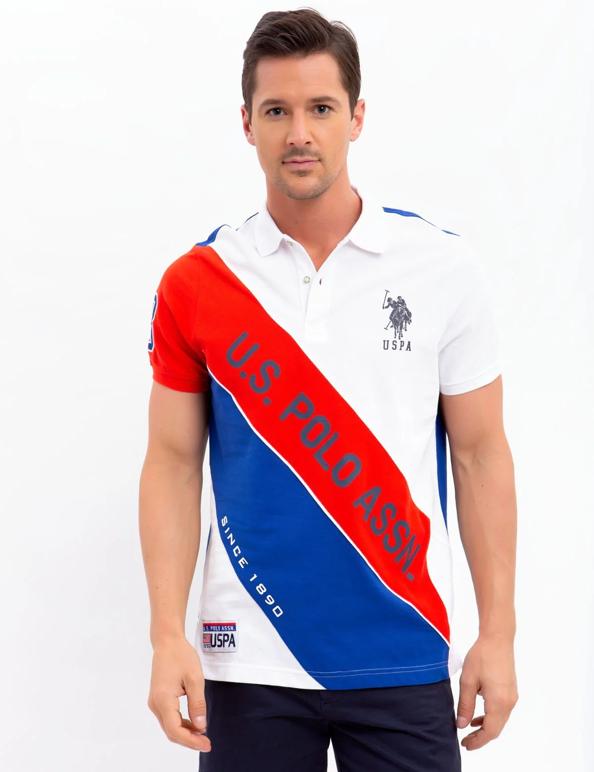 U.S. POLO ASSN. DIAGONAL POLO SHIRT - Image 5
