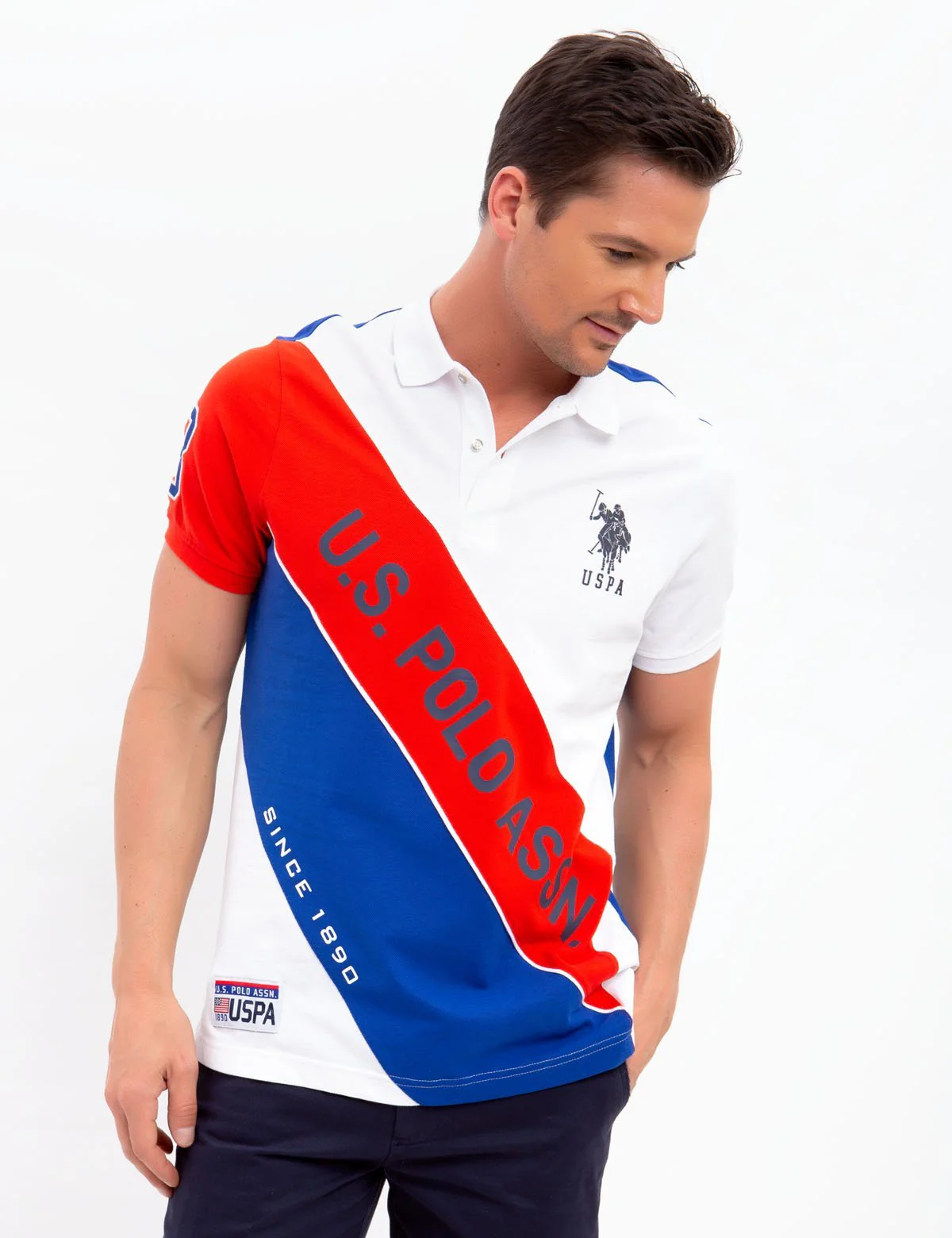 U.S. POLO ASSN. DIAGONAL POLO SHIRT - Image 6