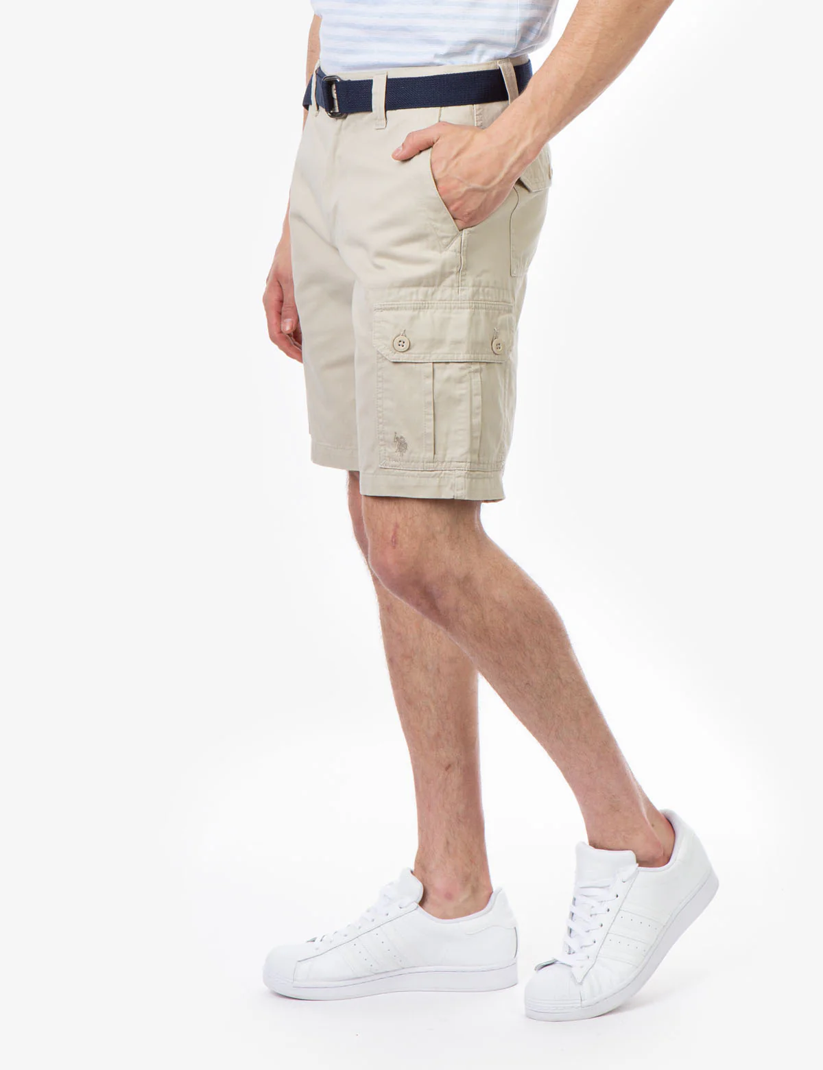 BELTED CARGO SHORTS - Image 2