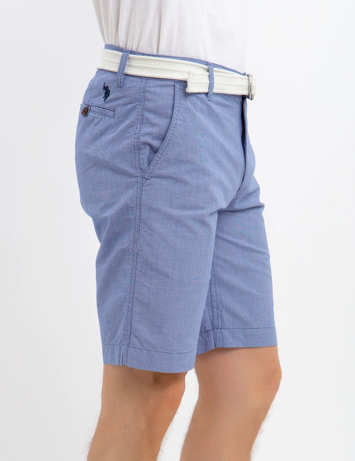BELTED DOBBY HARTFORD SHORTS - Image 2