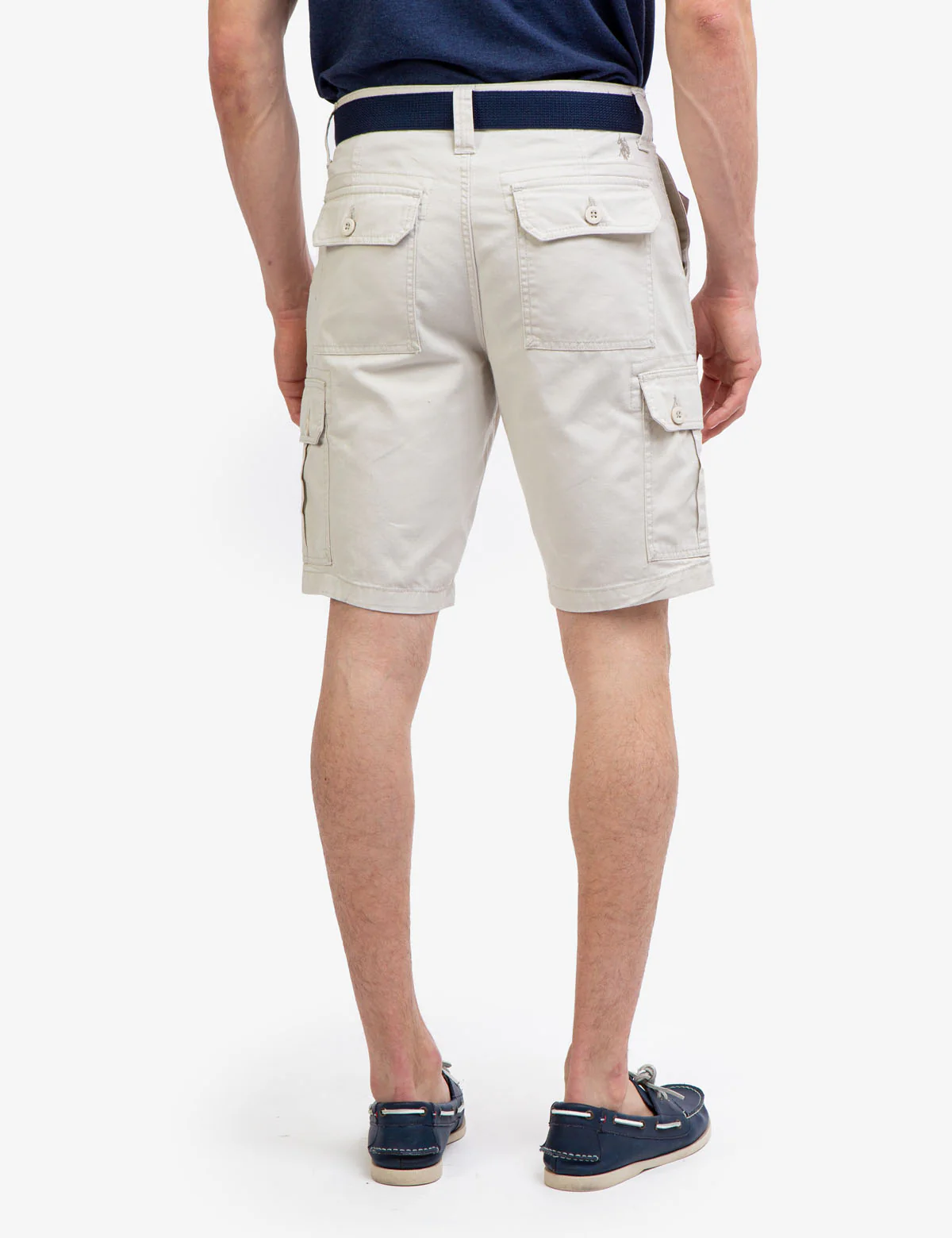 BELTED TWILL CARGO SHORTS - Image 11