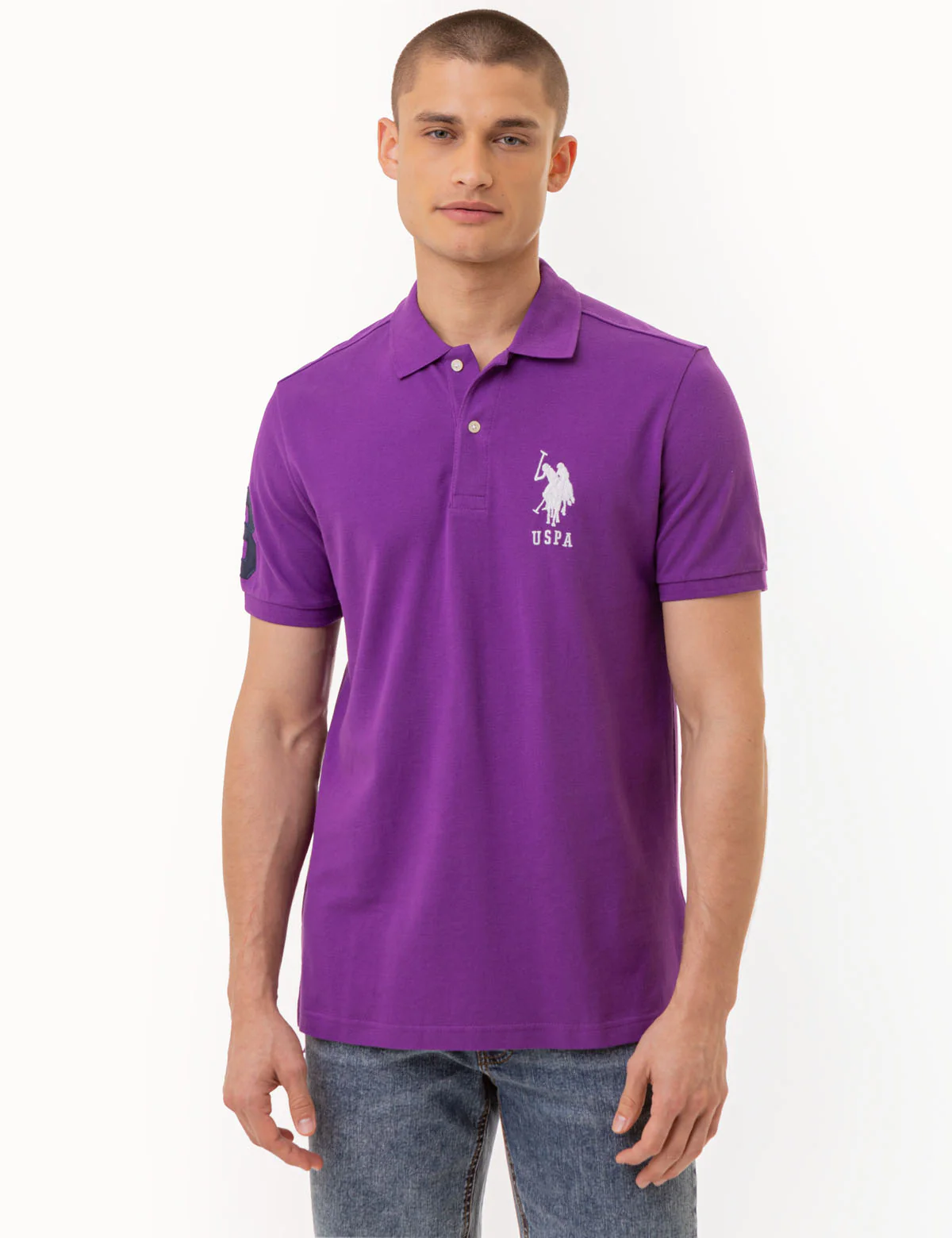 BIG LOGO SOLID POLO SHIRT - Image 10