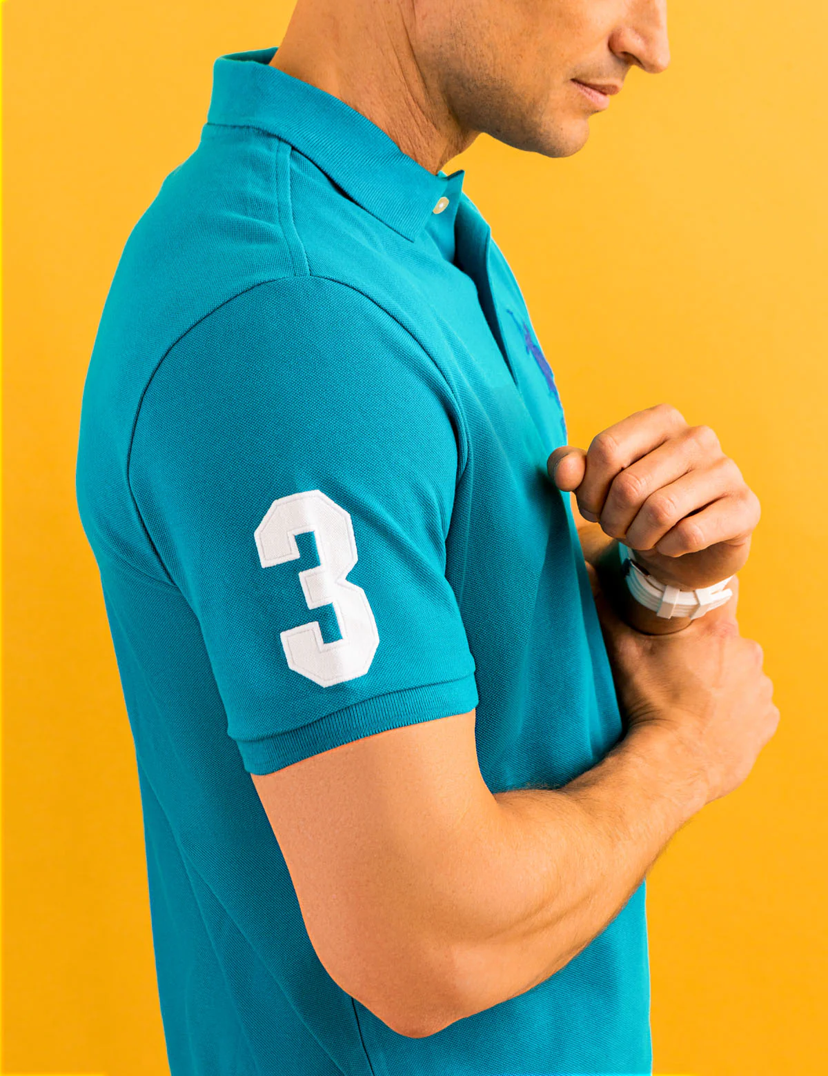 BIG LOGO SOLID POLO SHIRT - Image 13