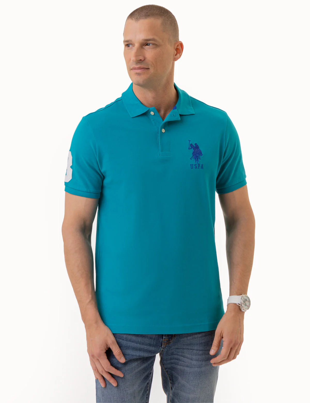 BIG LOGO SOLID POLO SHIRT - Image 14