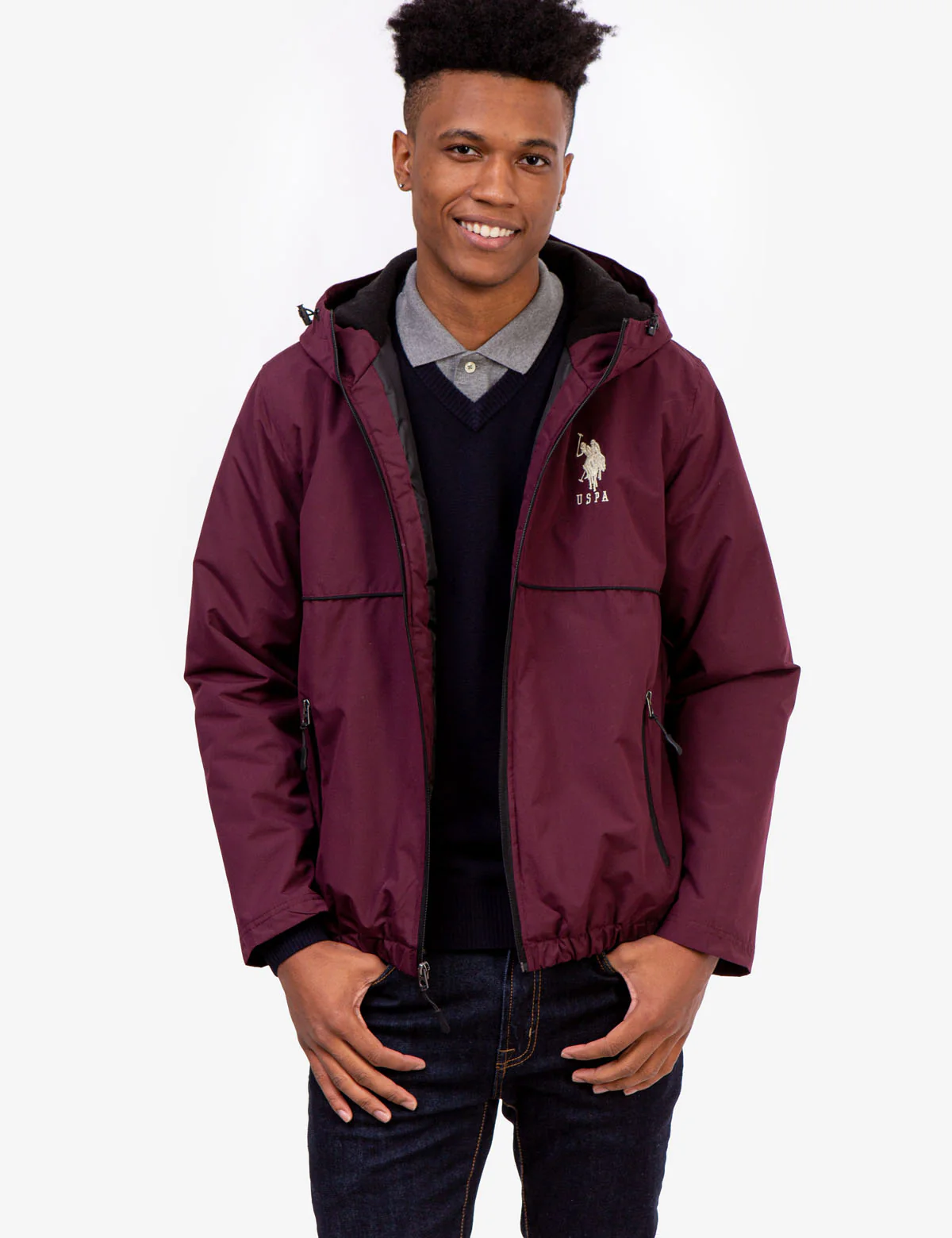 BIG LOGO SOLID WINDBREAKER - Image 3