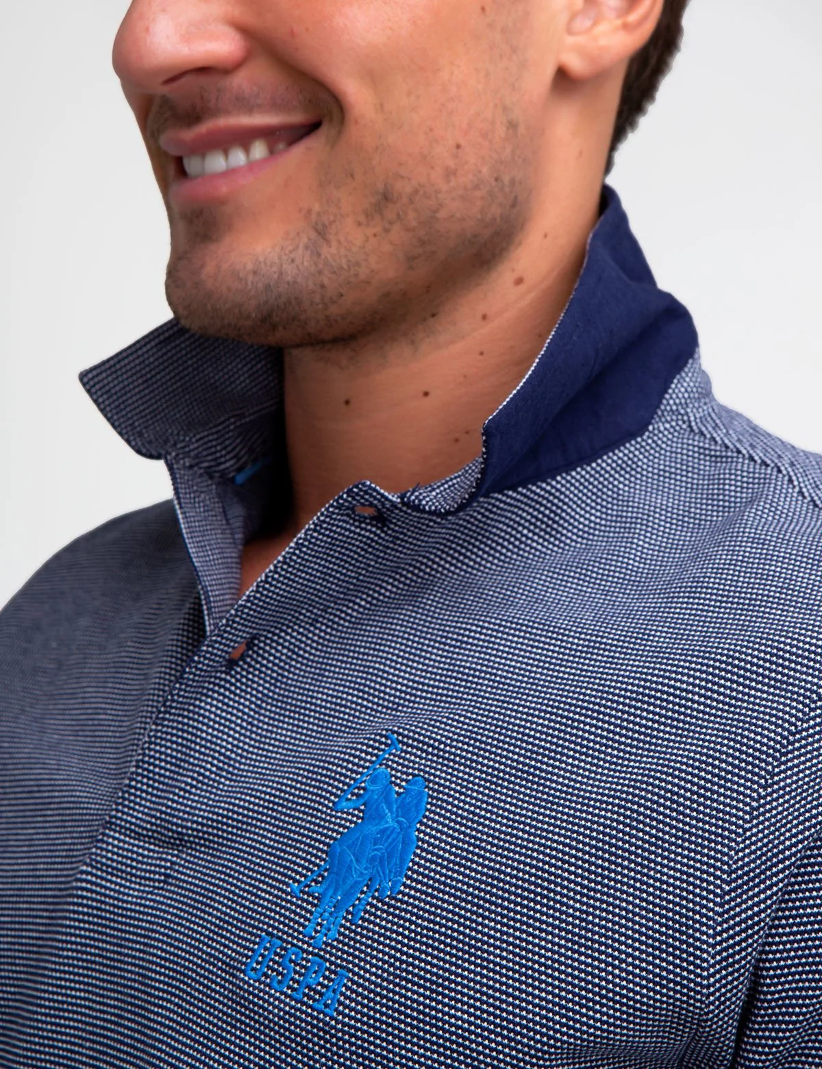 Big Logo Striped Polo Shirt - Image 9