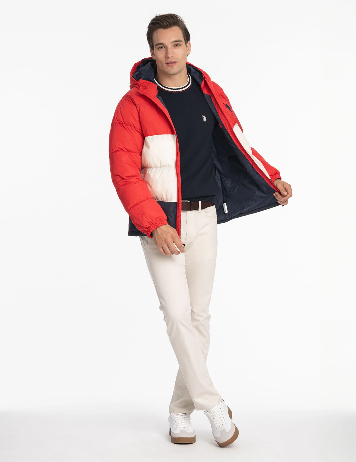 BIG LOGO TRI COLOR QUILTED PUFFER JACKET - Image 10