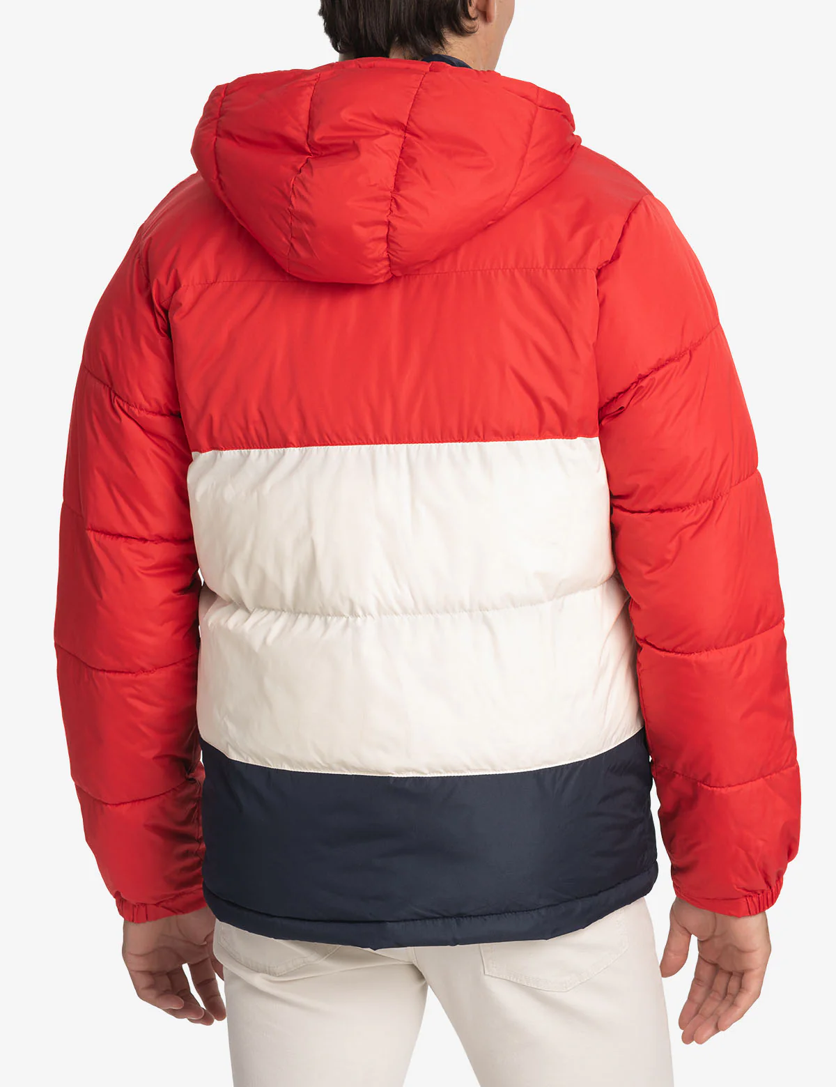 BIG LOGO TRI COLOR QUILTED PUFFER JACKET - Image 13