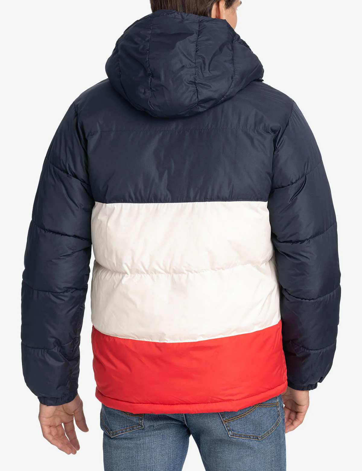 BIG LOGO TRI COLOR QUILTED PUFFER JACKET - Image 18