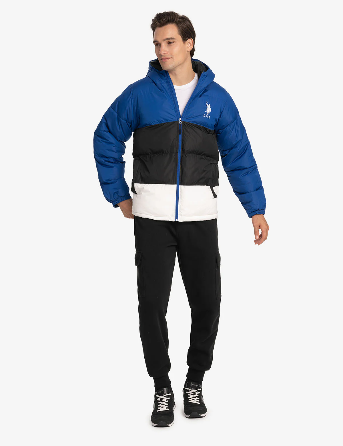 BIG LOGO TRI COLOR QUILTED PUFFER JACKET - Image 20