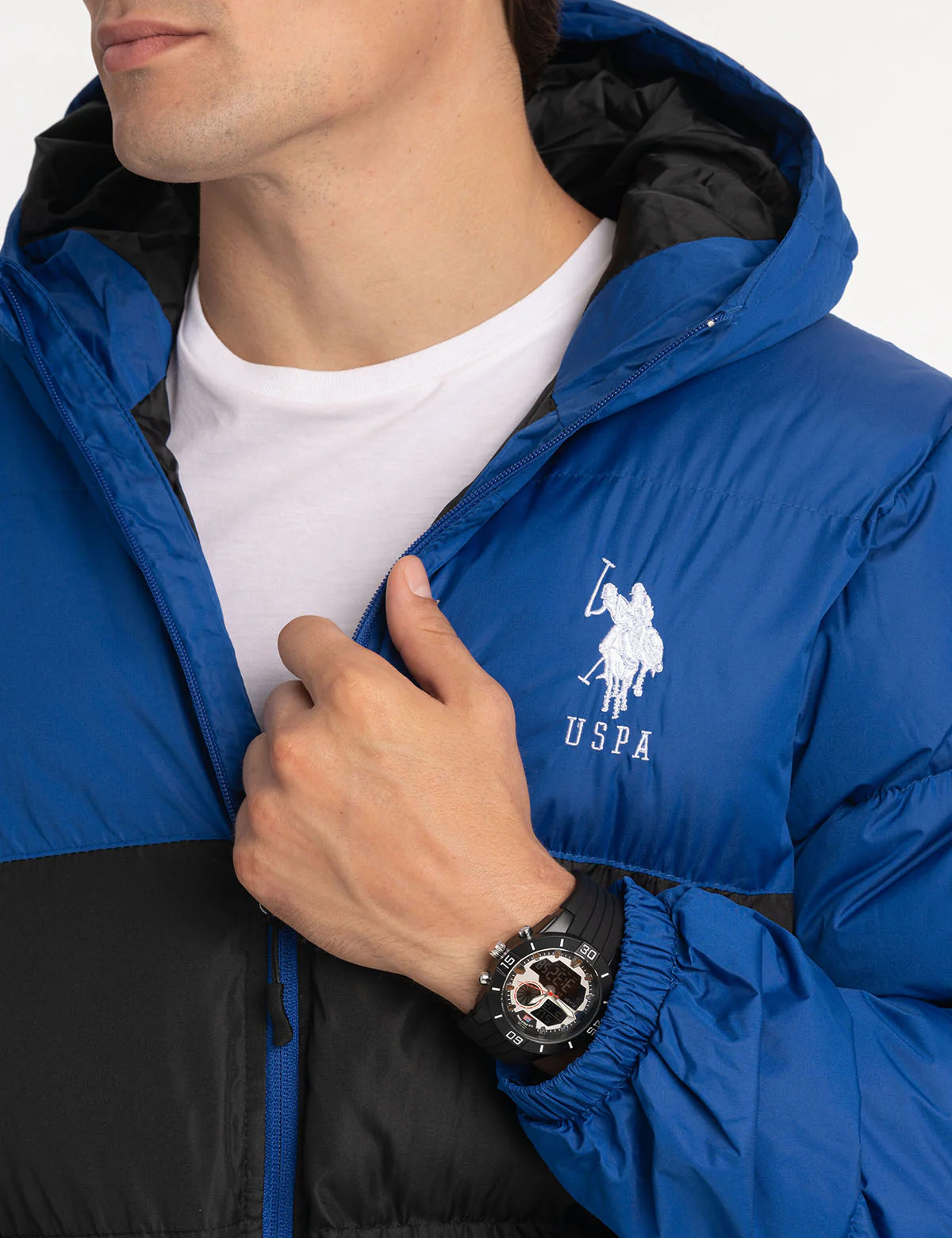 BIG LOGO TRI COLOR QUILTED PUFFER JACKET - Image 22