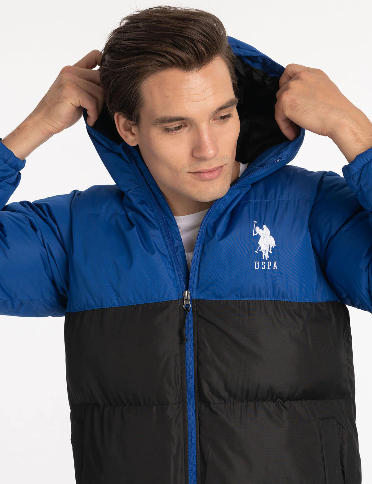 BIG LOGO TRI COLOR QUILTED PUFFER JACKET - Image 24