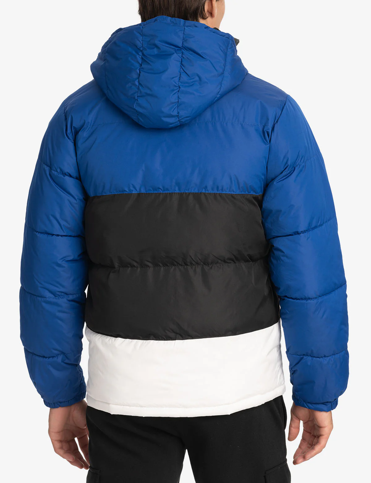 BIG LOGO TRI COLOR QUILTED PUFFER JACKET - Image 25