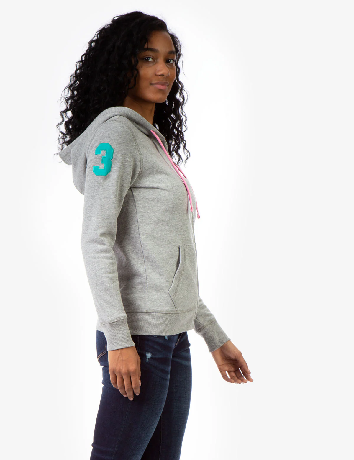 BIG LOGO ZIP FRONT HOODIE - Image 3