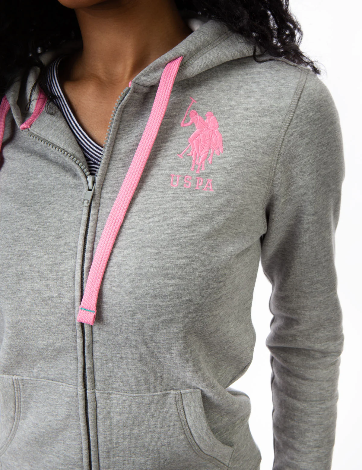 BIG LOGO ZIP FRONT HOODIE - Image 7