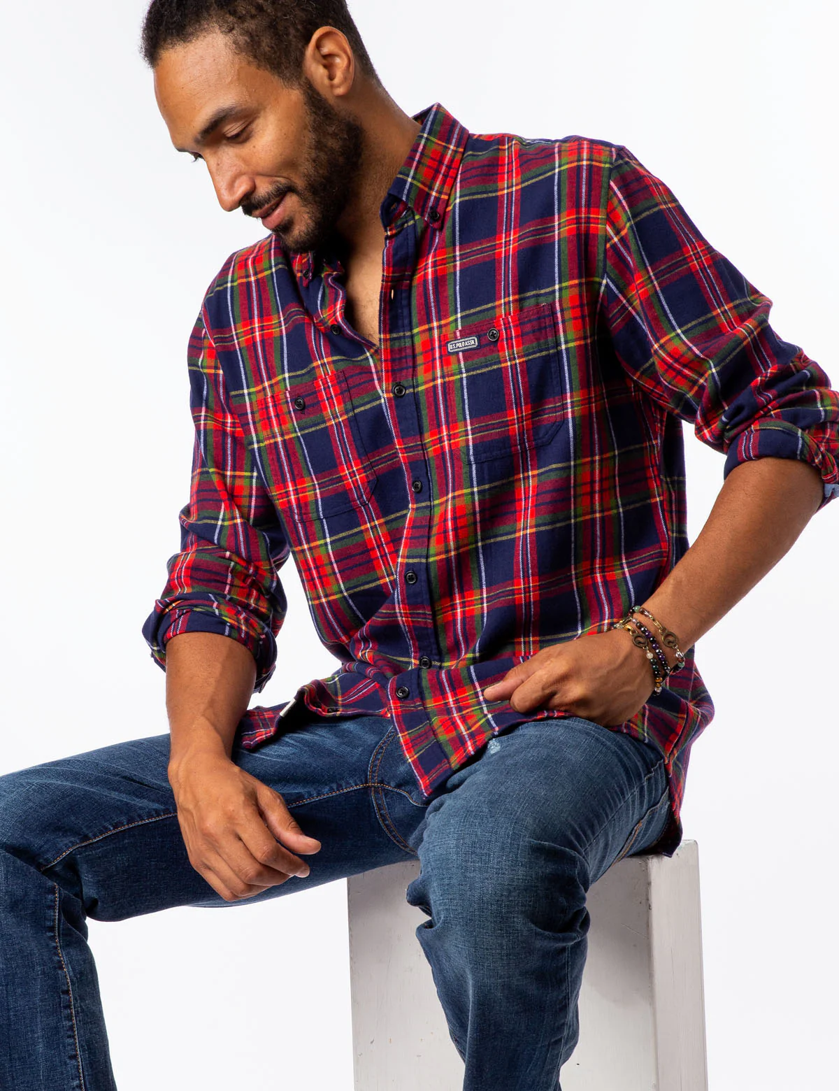 BIG PLAID TWILL SHIRT - Image 5