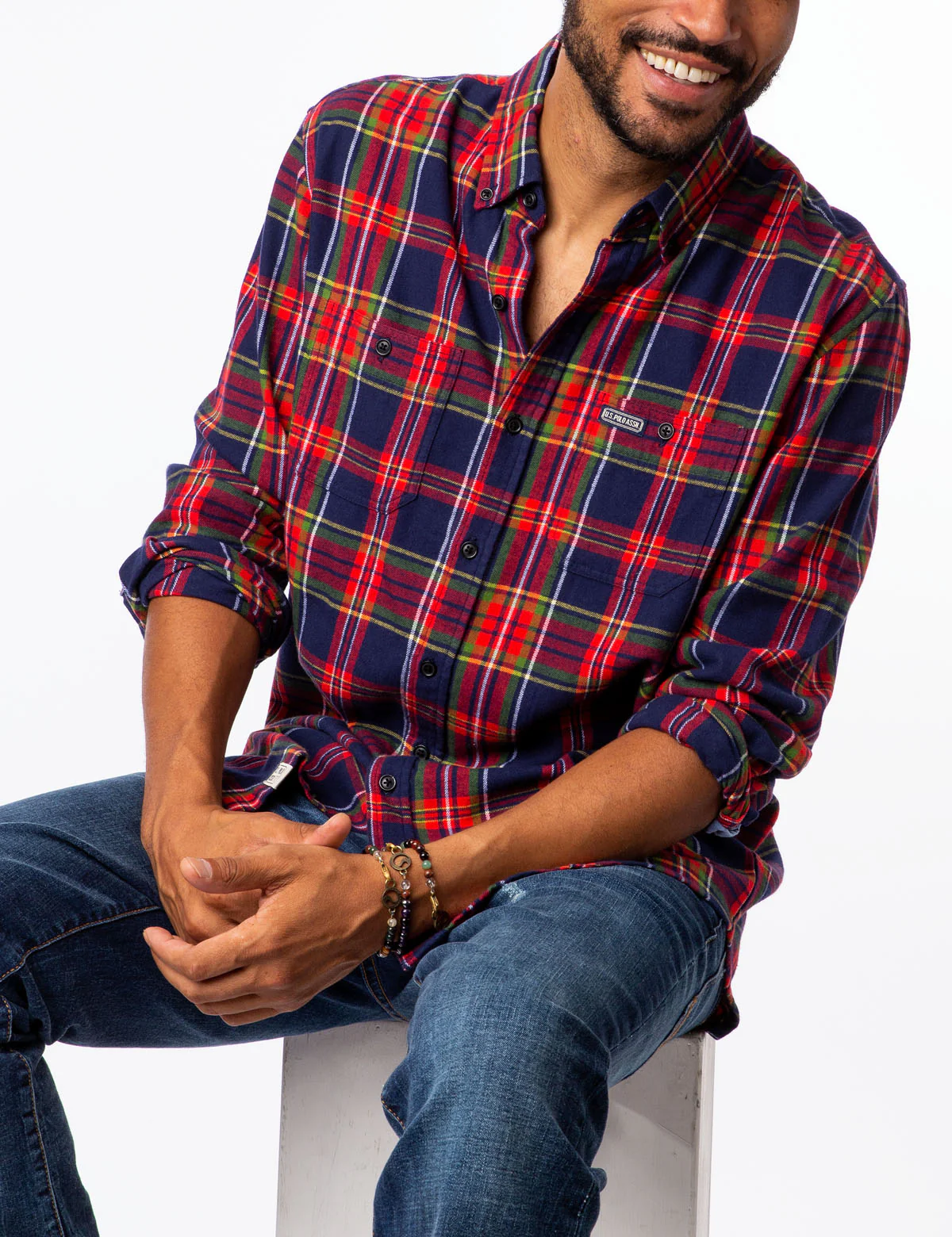 BIG PLAID TWILL SHIRT - Image 6