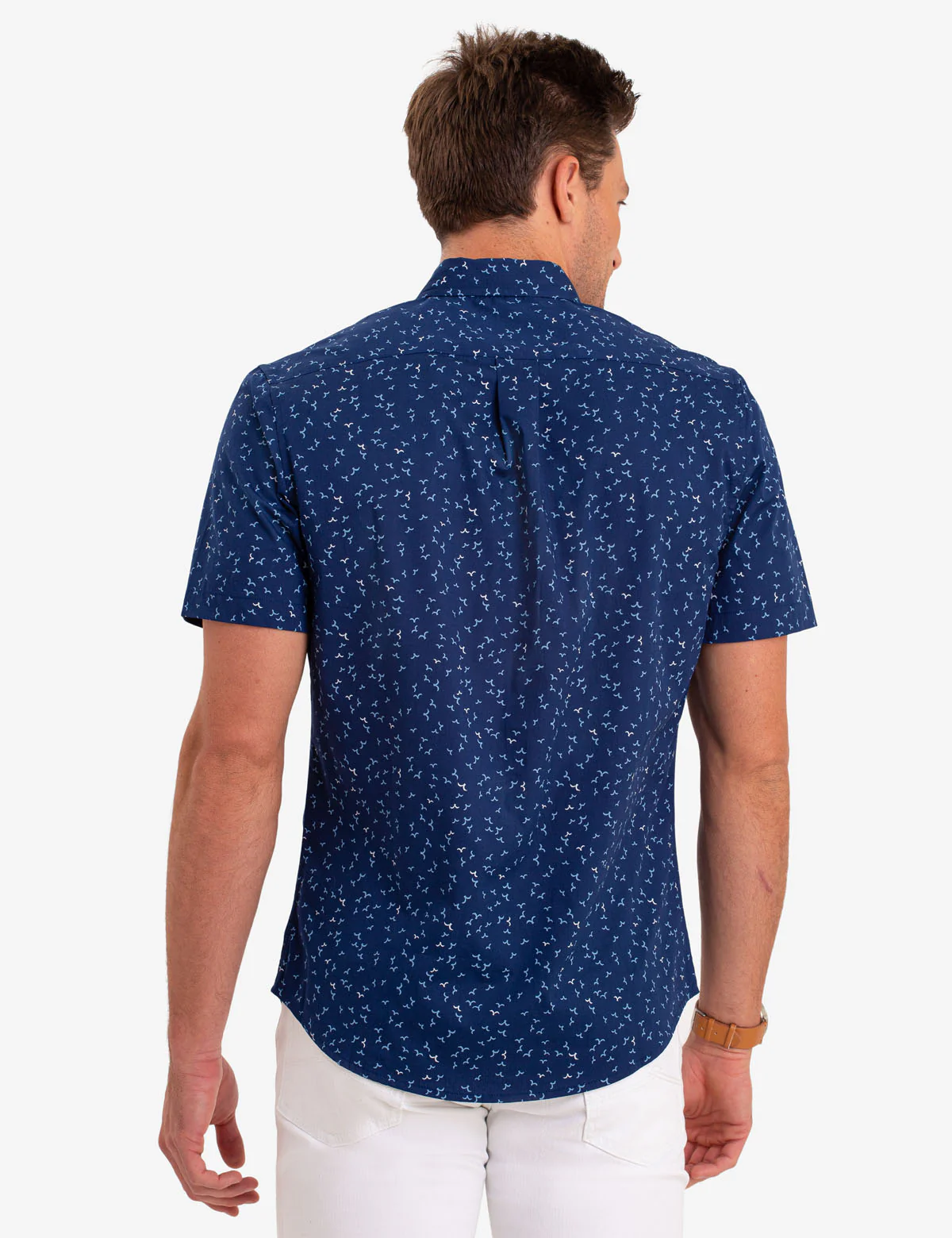 BIRD PRINT SHORT SLEEVE SHIRT - Image 3