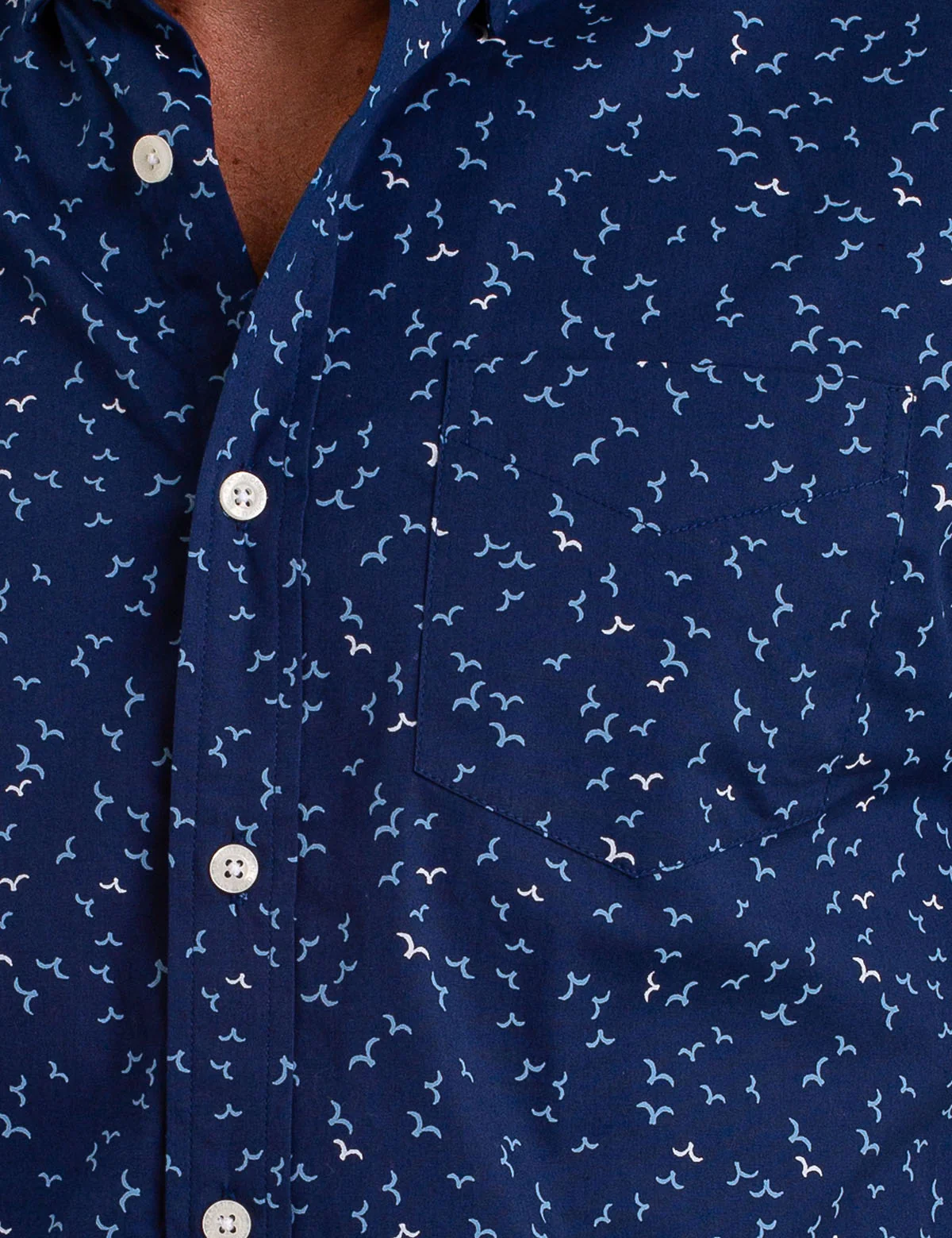 BIRD PRINT SHORT SLEEVE SHIRT - Image 4