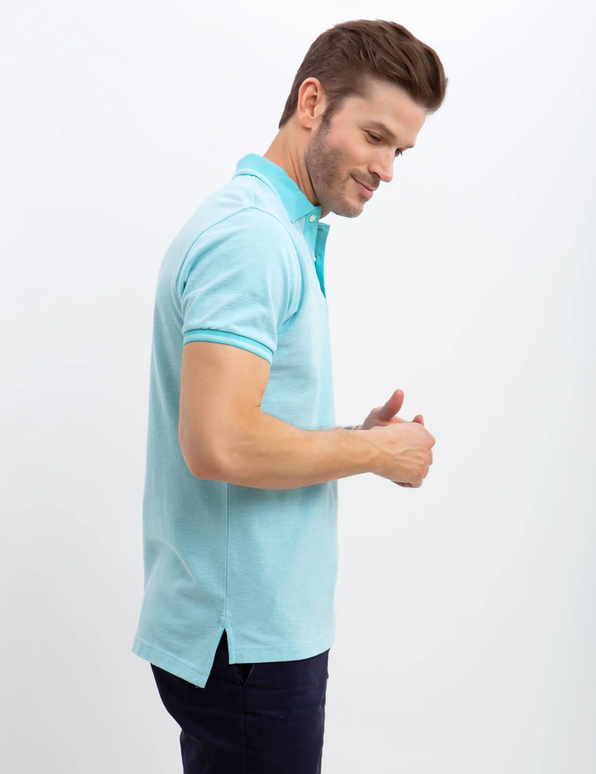 BIRDSEYE PIQUE POLO SHIRT - Image 13