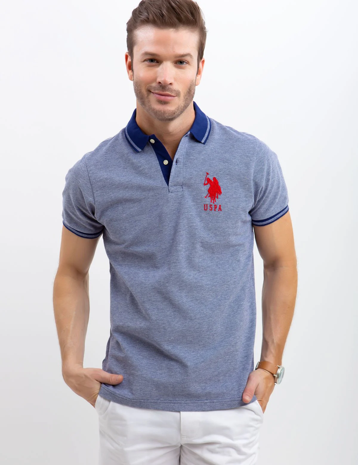 BIRDSEYE PIQUE POLO SHIRT - Image 4