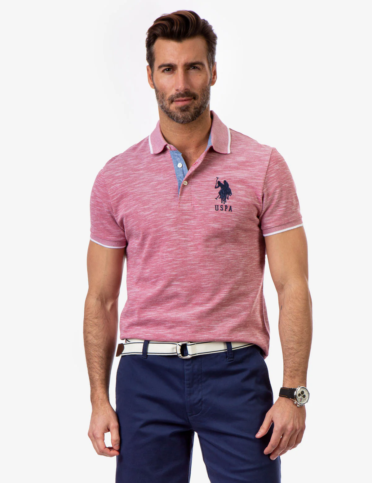BIRDSEYE SLUB POLO SHIRT - Image 11
