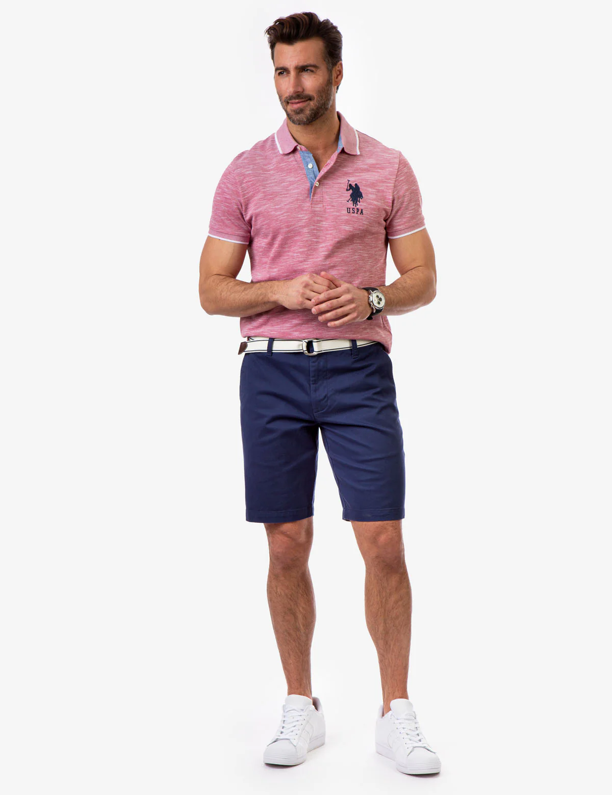 BIRDSEYE SLUB POLO SHIRT - Image 12