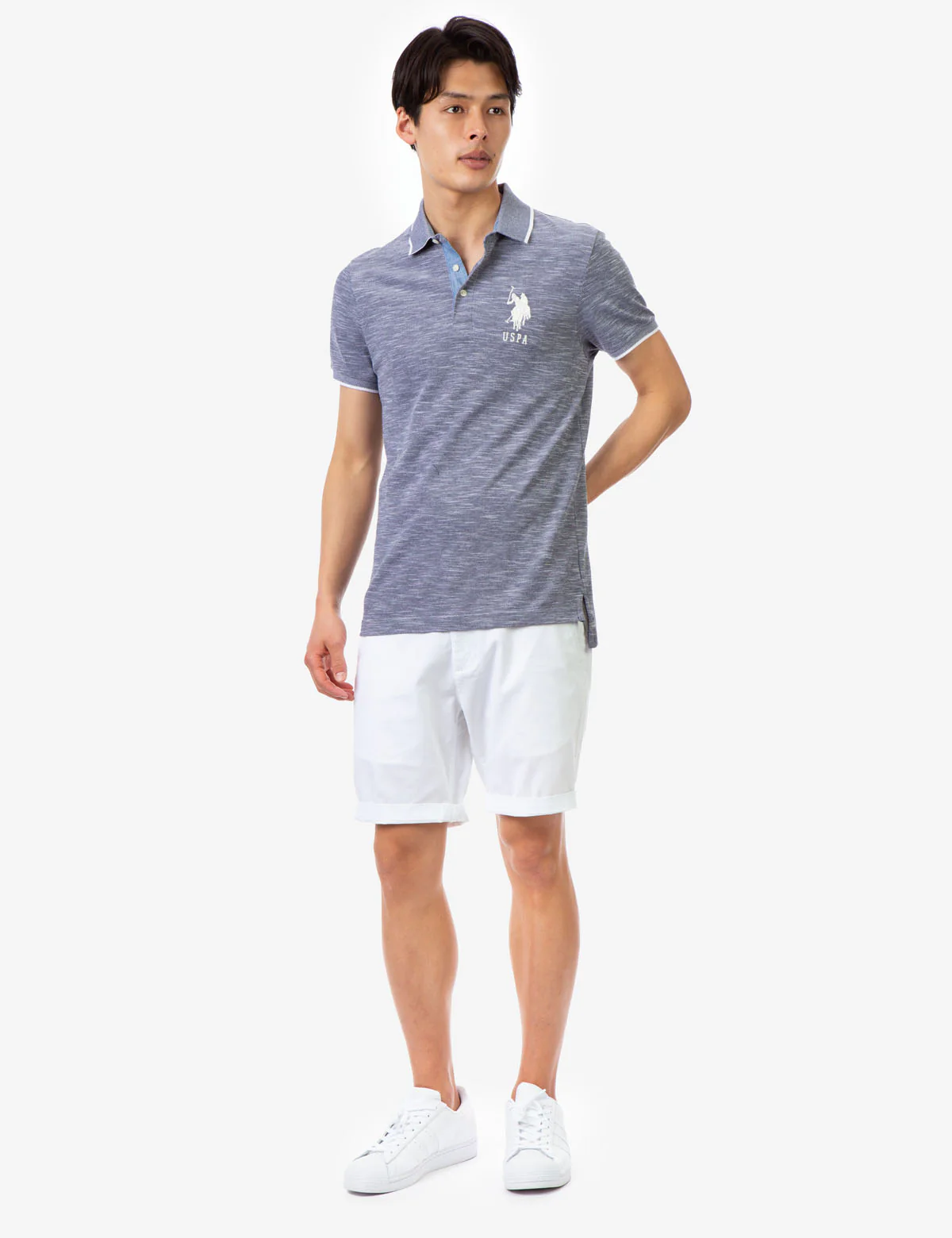 BIRDSEYE SLUB POLO SHIRT - Image 17