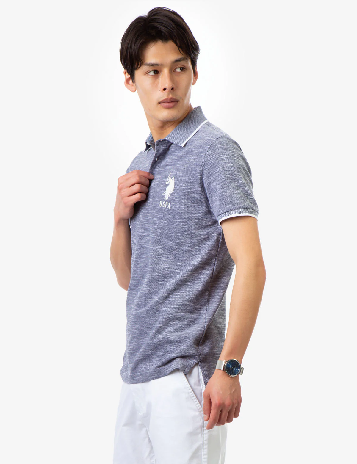 BIRDSEYE SLUB POLO SHIRT - Image 18