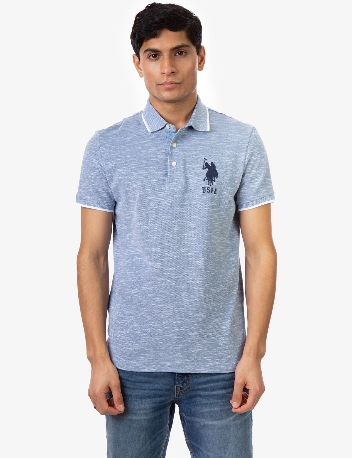 BIRDSEYE SLUB POLO SHIRT - Image 6