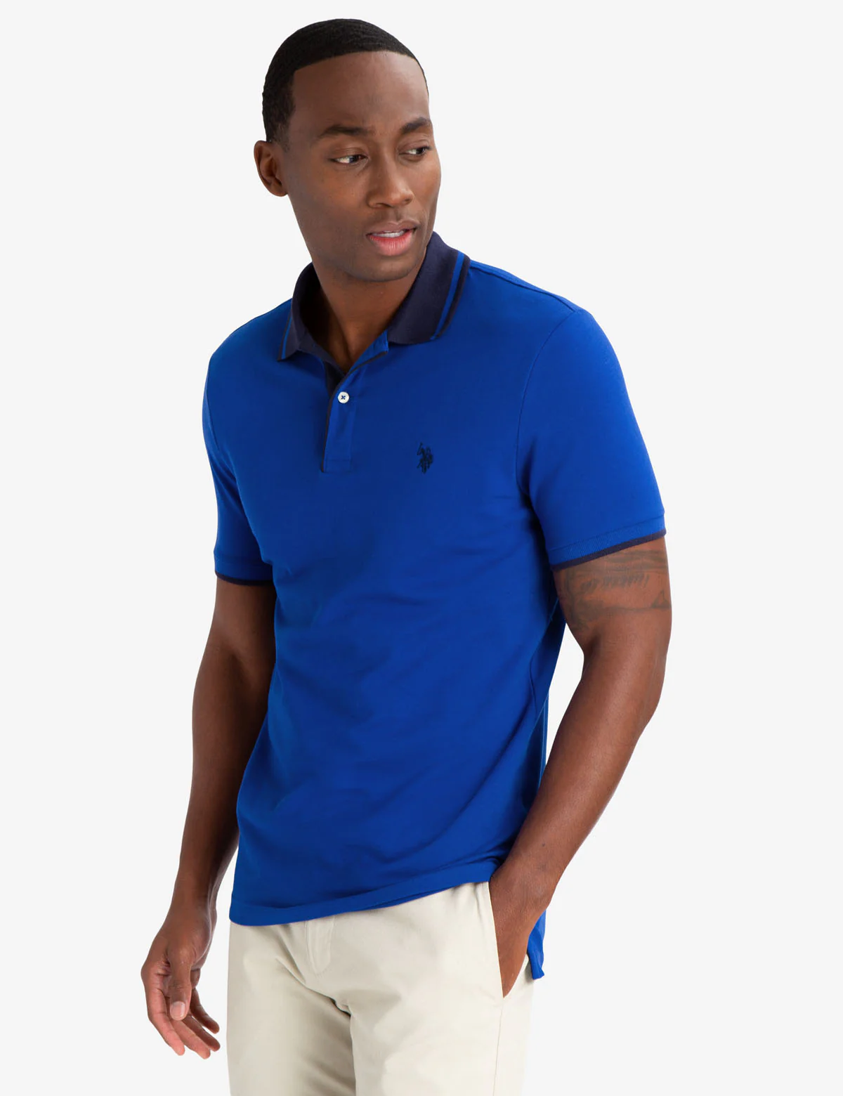 SLIM FIT STRETCH POLO SHIRT - Image 4
