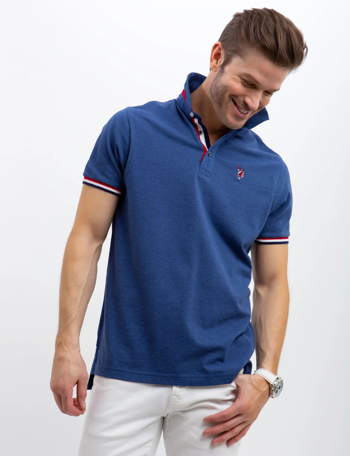 MULTI TIPPED POLO SHIRT - Image 7